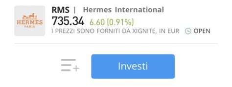 prezzo azioni hermes|Hermès International: prezzo obiettivo e consensus degli analisti.